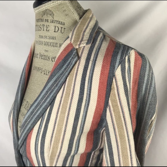 Anthropologie Porridge Beachtown Blazer Striped - Picture 8 of 12